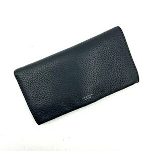 Oroton Dylan Soft Fold Wallet Gray Leather